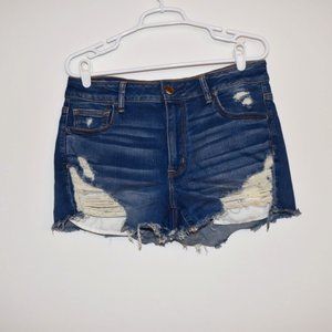 Distressed Jean Shorts